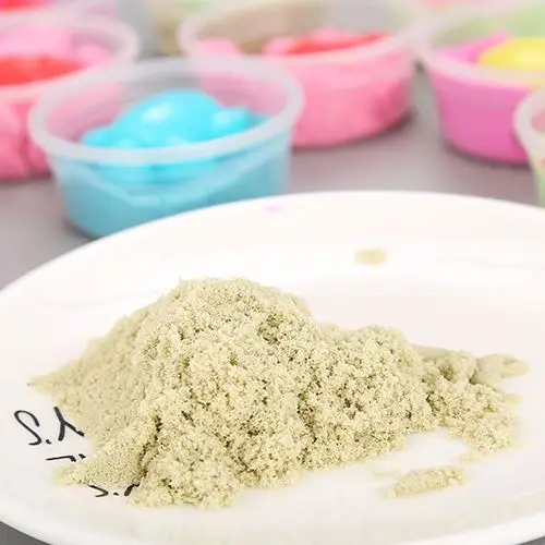 Attractive style 12 colors personalized especial magic sand toy with molding