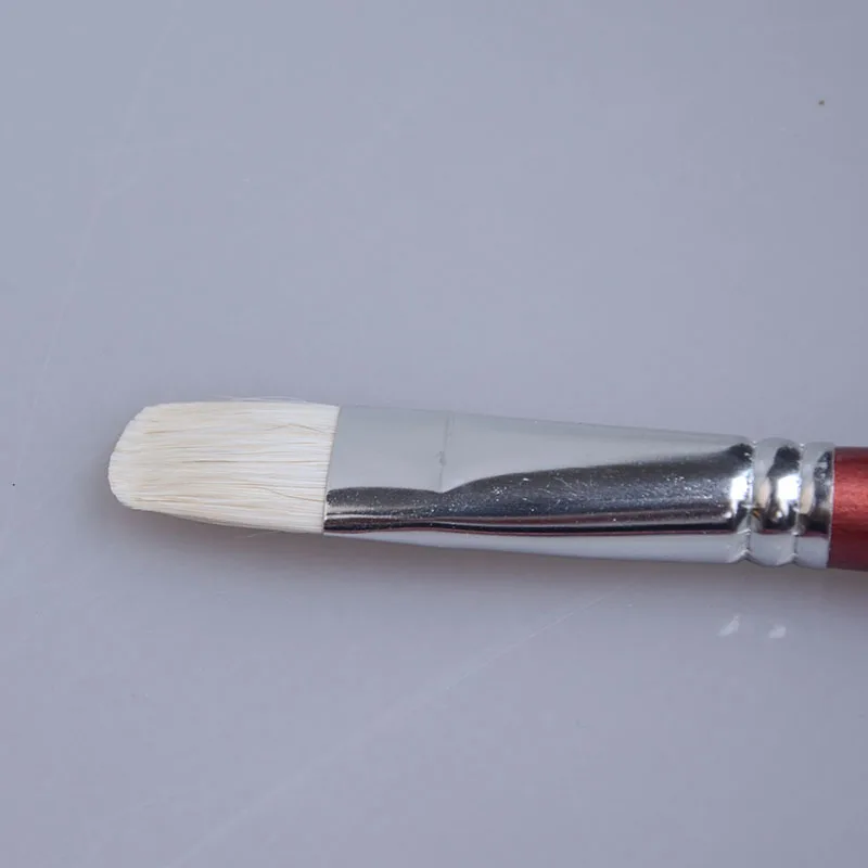 OEM Goat Hair Red Handle 12 pcs Artist Brush Oil Painting Gouache Painting Acrylic Painting
