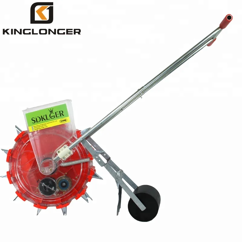KONGLONGER KLG-12 hand push farm land/plastic flim 1 row onion soybean bean planter