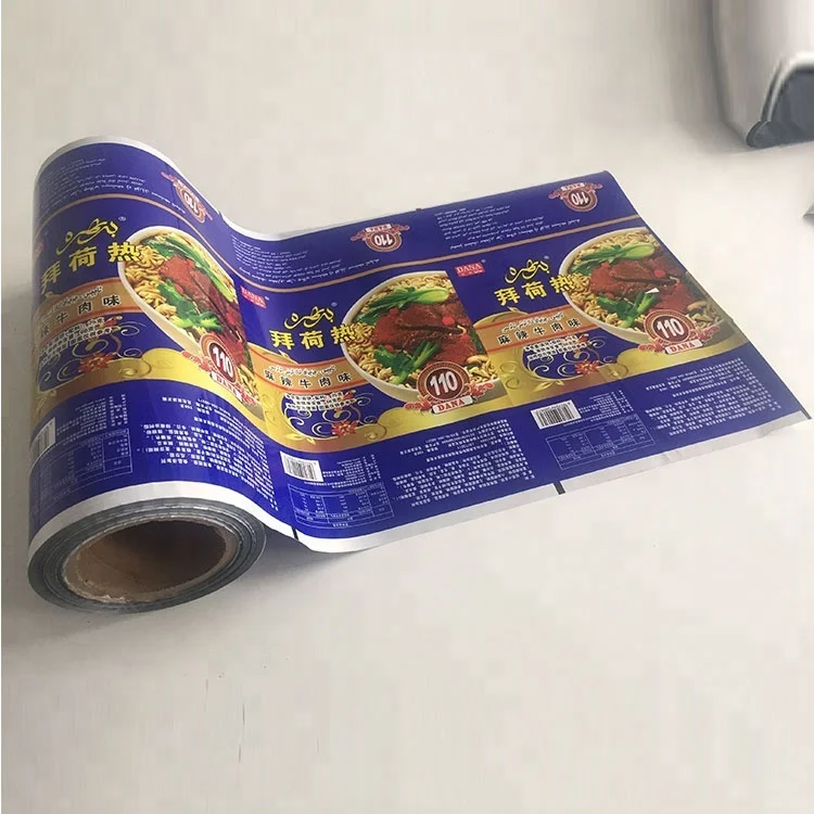 Roll film instant noodle packaging film with 20um Polypropylene /VMCPP 25um