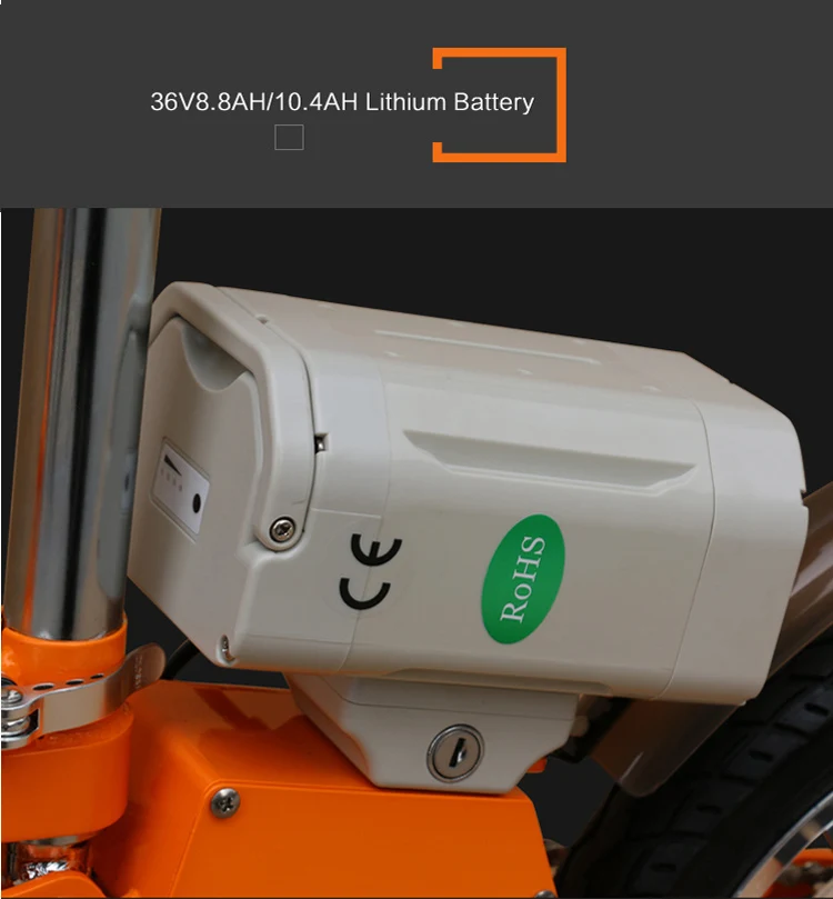 14 inch lithium battery electric bike one second quick folding ebike for adults