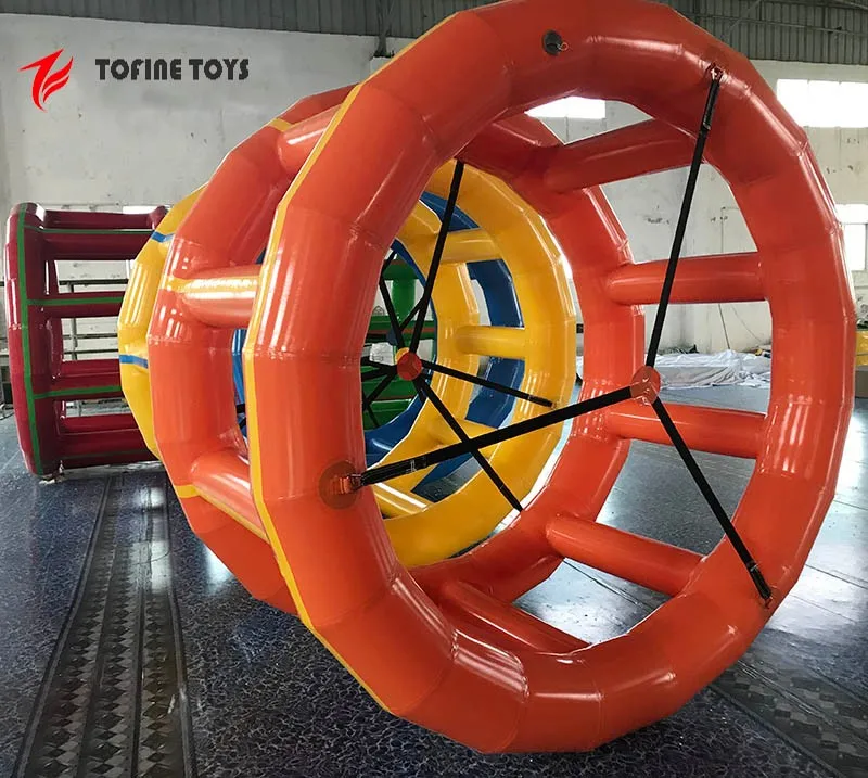 Wonder inflatable water wheel roller water walking roller toys