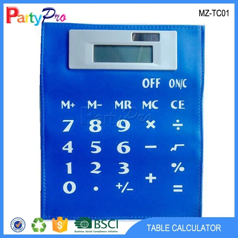 
2018 Promotion Item Wholesale Alibaba China Supplier Colorful Solar Calculator Table Calculator 