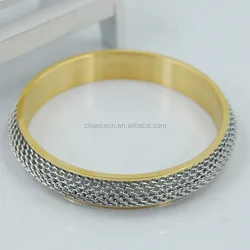 18k Gold Plated Titanium Germanium Barbed Wire  Bracelet