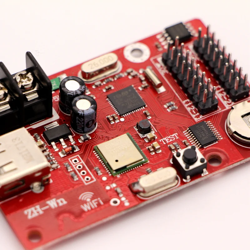 ZH SMD P10 WiFi Remote Control Led Signs Display Controller Cards Price