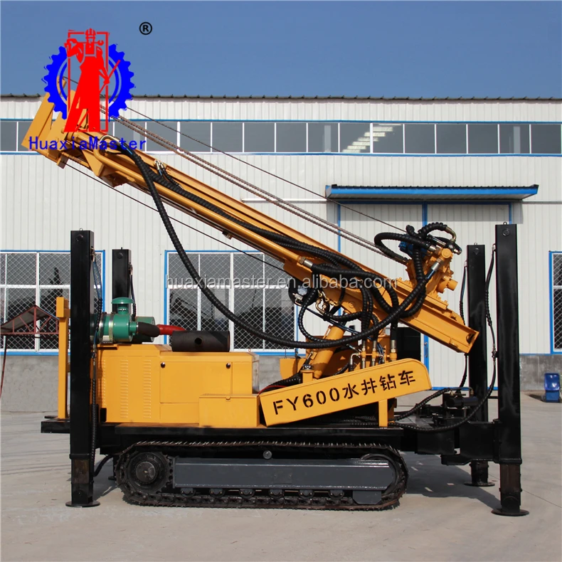 FY-600 Portable Crawler Type Pneumatic Water Well Drilling Rig for Deep Well