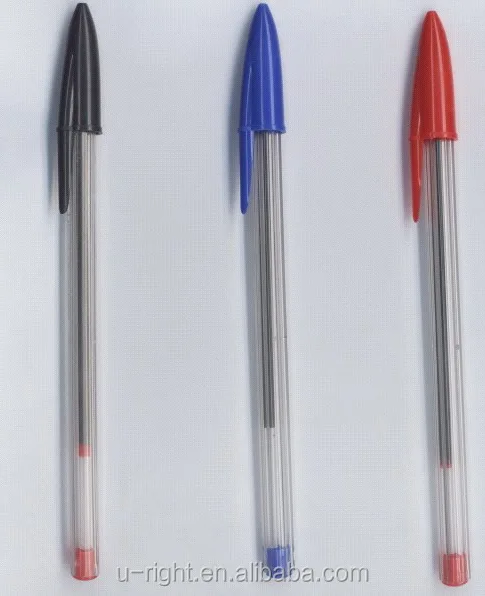 transparent promotion plastic simple pen