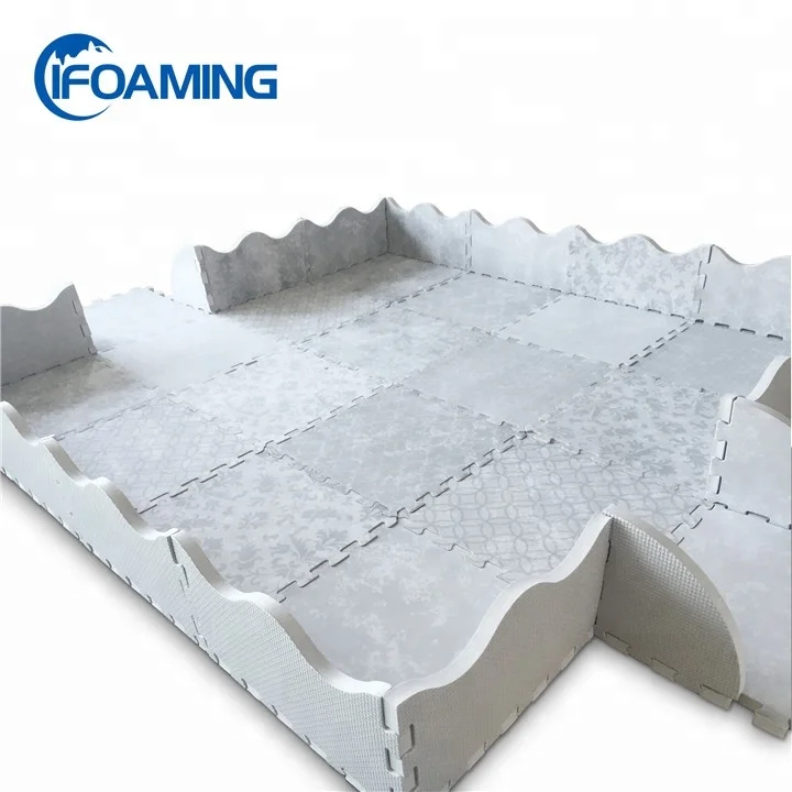 
Ifoaming Custom Printing Extra Thick Non Toxic Baby Play Mat 0.55