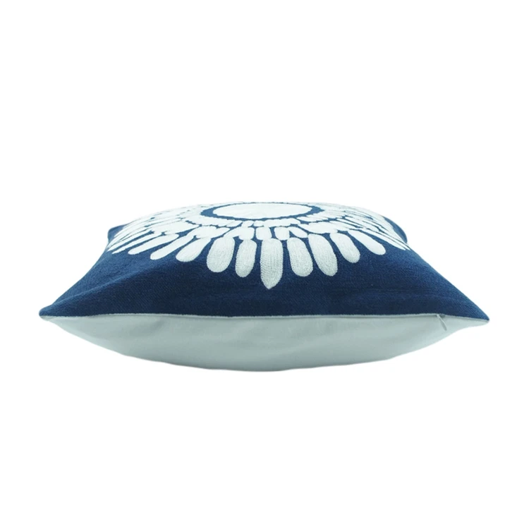 Bright Solid Color Printed Batik Home Decor Cushion Cover