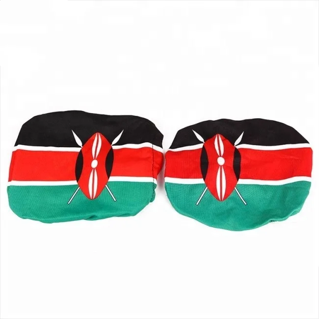 Hot Sale Promotional Custom Car Mirror Cover Flag