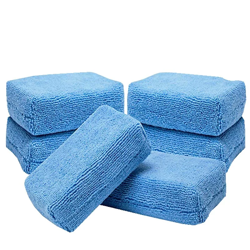 Ultra Soft Blue Non-Abrasivecar Washing Cleaning Kitchen Microfiber Magic Sponge