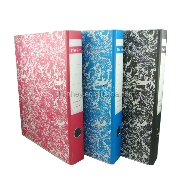 
FC size 2-Ring 2-Inch Premium FC Sized European Binder, Black/Red/Blue,Lever arch file 