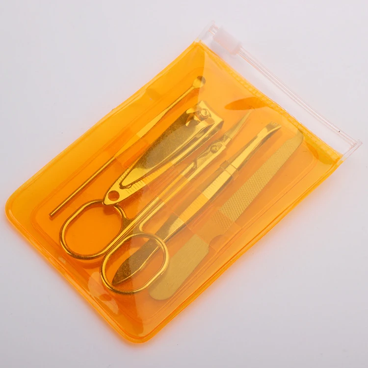 Factory Price Best Gift Promotion Nail File Drill Manicure Pedicure Colorful 5 Pcs Cute Nail Care Manicure Set