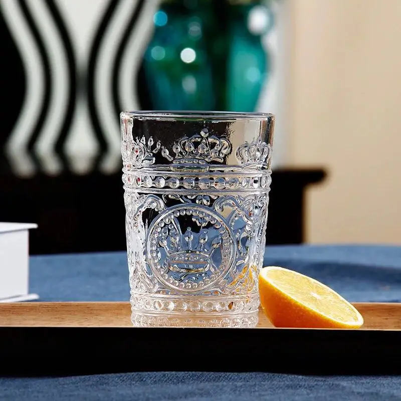 
Colorful Heat Resistant office water cups unique bar glassware for milkshakes amd juice 