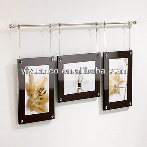 Customized Acrylic Wall Mount Photo Frames acrylic magnet by Silk Screen Printing or Laser Engraving Custom Available
