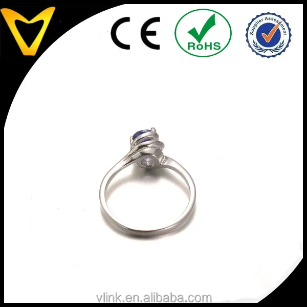 Whole sale Price Wonder CZ prong set silver finger ring design custom design 925 Sterling Silver jewelry ring for women