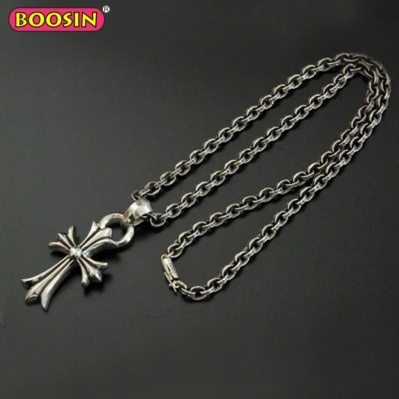 Religious Jesus Cross Jewelry Metal Retro Punk Cross Pendant