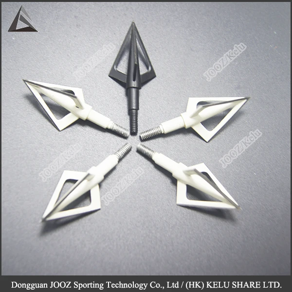 Three Blades Broadhead Archery Arrow Head for Compound Bow Recurve Crossbow Hunting or Practice