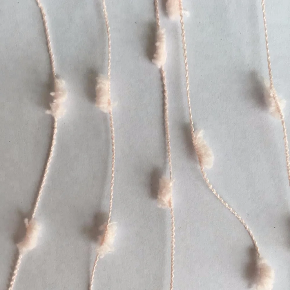 Fancy with Low Price Fancy Yarn Manufacture 100% Polyester Spun Knitting,hand Knitting Dope Dyed Open End / OE High Long Shine