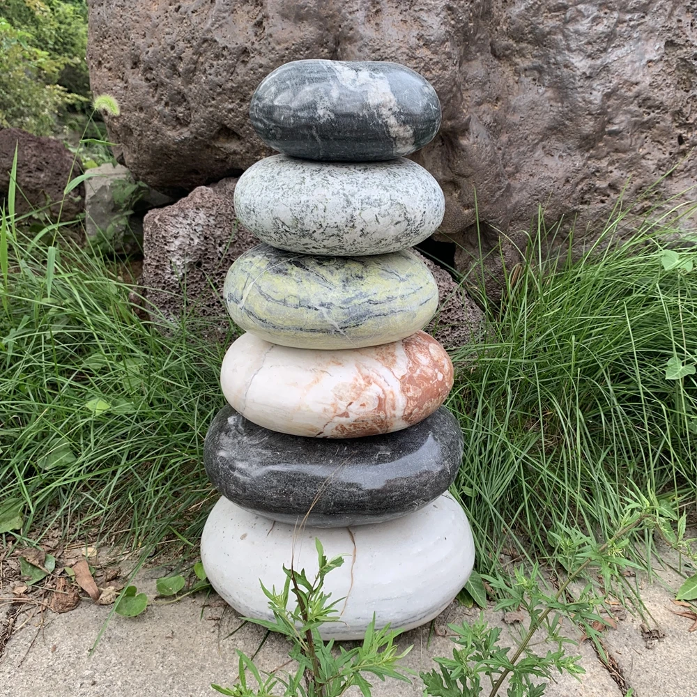 factory hand carved artist sculpture small home garden marble pebble water fountain