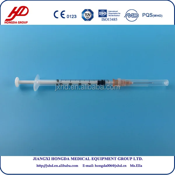 
Auto disable syringe 0.5ml 1ml 2ml 5ml 