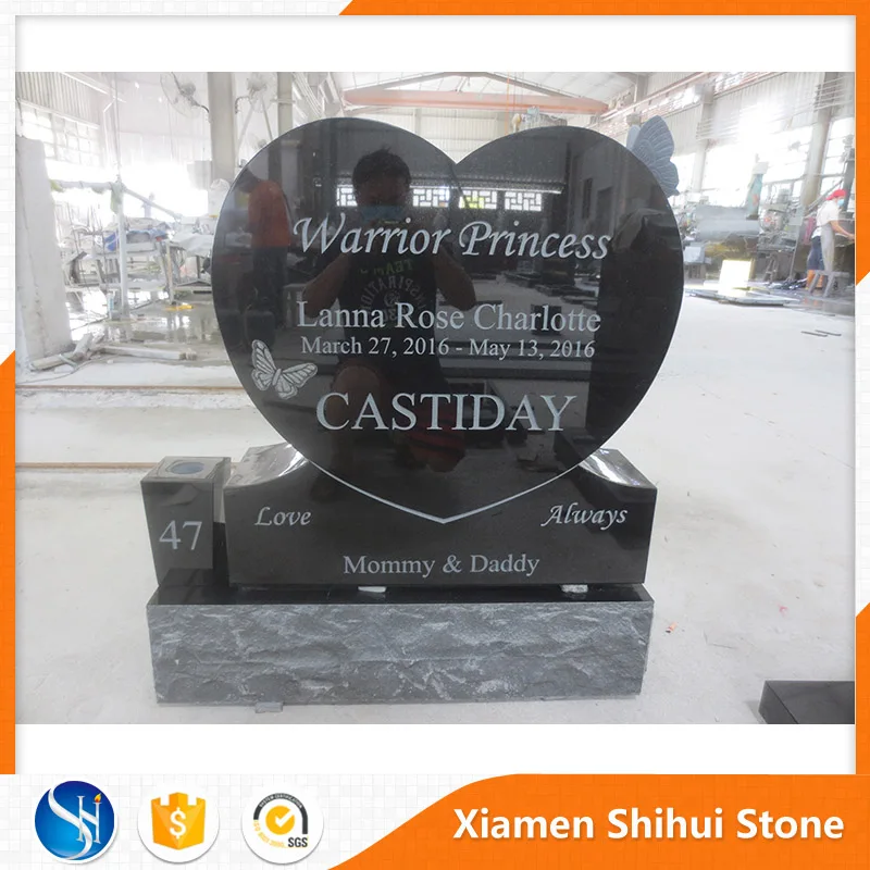 China Black Granite Monuments With Factory Price