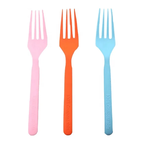 EcoNewLeaf Corn Fork 7 Inch Biodegradable Mini Fork