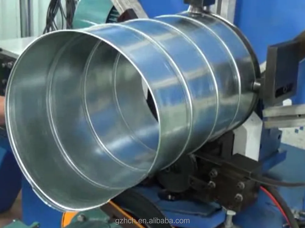 China Top Flexible Aluminum Duct Making Machine , Spiral Form Machine for Sale