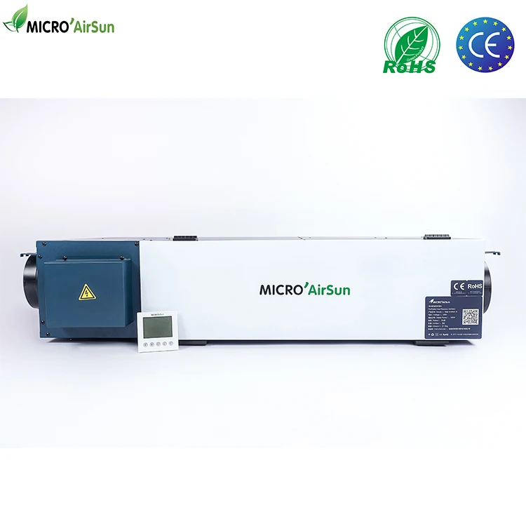 residential air to air heat exchanger energy recovery unit