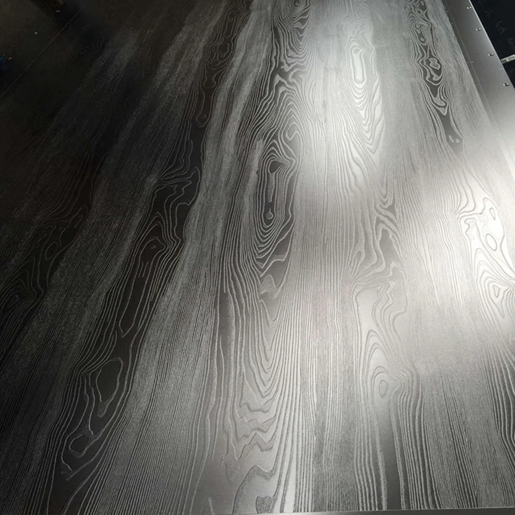 Hard chromed stainless steel press plate for HPL