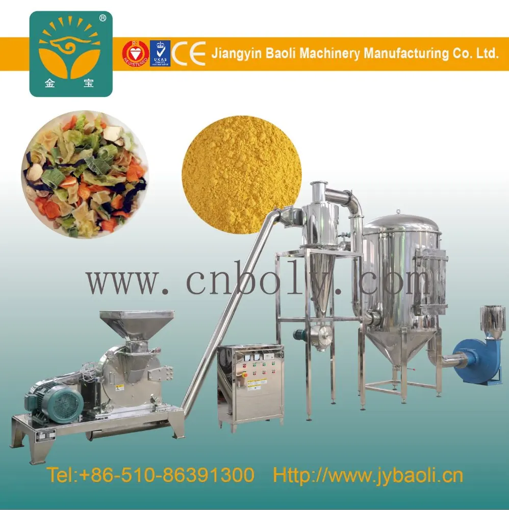 Большая емкость из нержавеющей стали маниока порошок для обработки/маниока мельницы