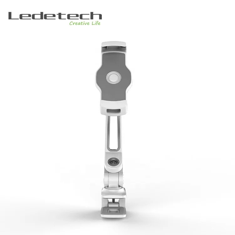 Flexible Adjustable Aluminum Long Arm Clamp Base Desk Tablet Holder