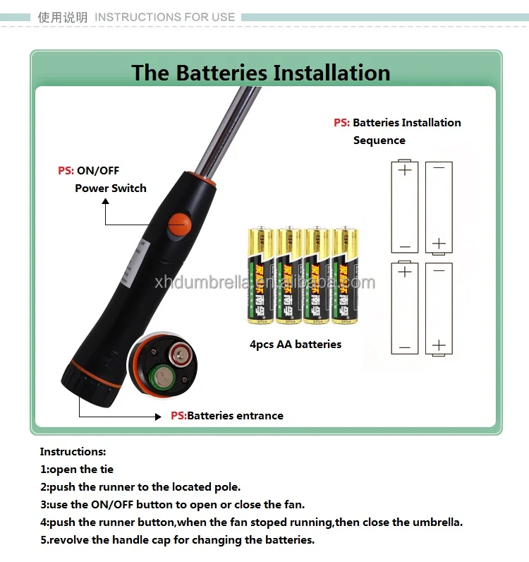 2019 new fan umbrella and patent umbrella with fan inside