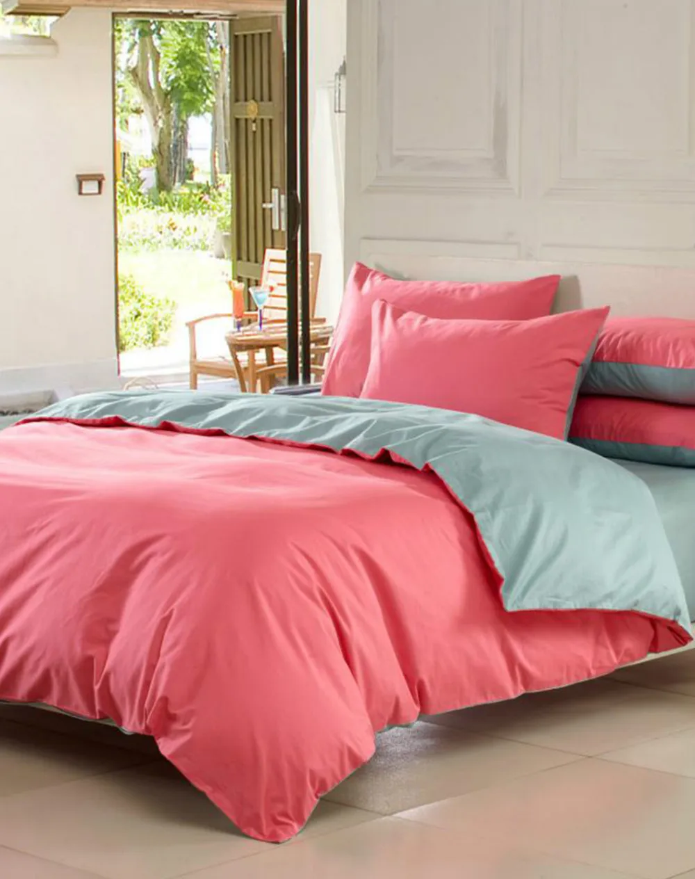 100% bed making material polyester microfiber solid color polyester fitted sheet bedspread comforter bedding set