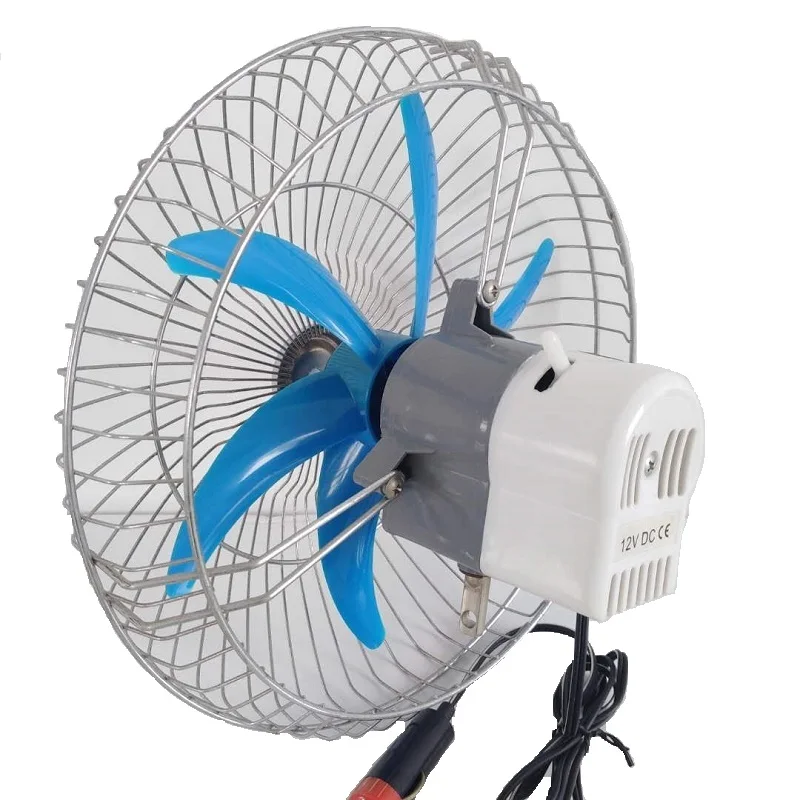 
6 Blades Semi-closed 10 inch Vehicle Car Electric Fan 