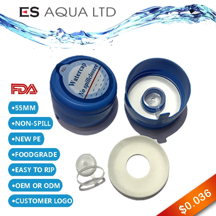 100% Non spill 5 Gallon 18.9 19 20 Liters Water Bottle Smart Lid Cover Cap