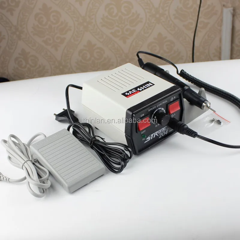 Высококачественная продукция из Китая по Заводской Цене SAESHIN Dental Lab Carving Strong 204 Micro Motor 102L полировальный наконечник 220V