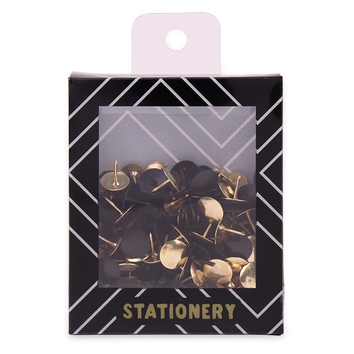 Licheng LP426 Black Paper Clips, Office Vinyl Coated Paper Clip Metal Bookmark