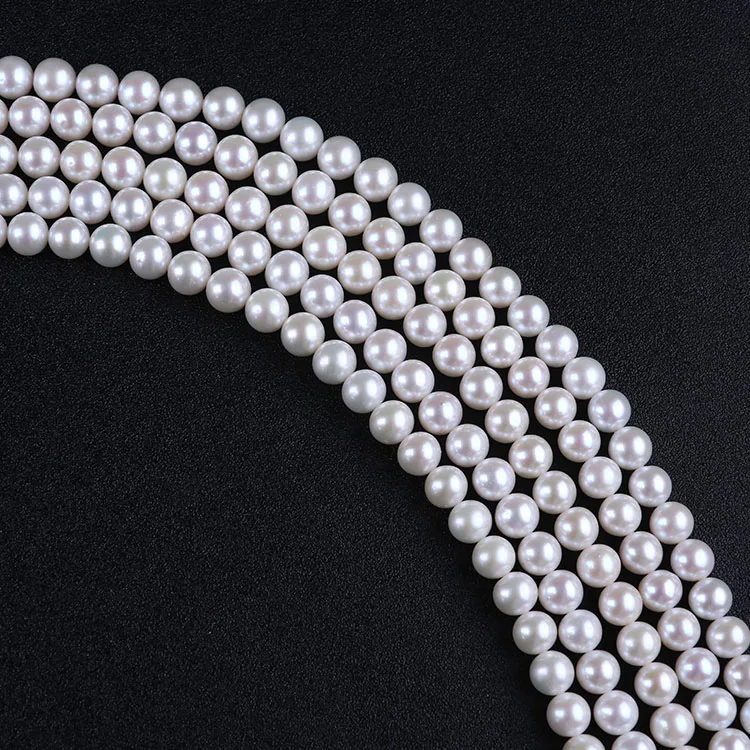 10-11mm AAAA White Round Freshwater Pearl Jewelry