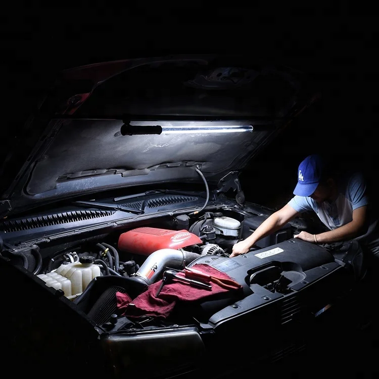 Under bonnet Portable led working light lamp inspection light 120 led rechargeable car underhood work light