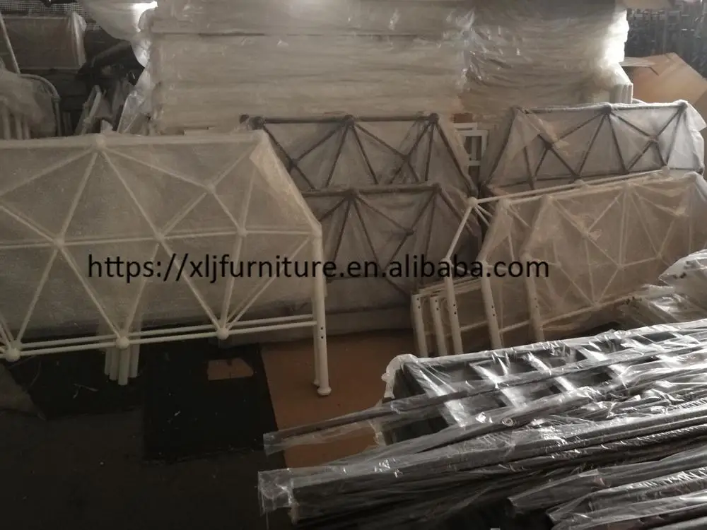 New design single double metal bed frame iron bed frame