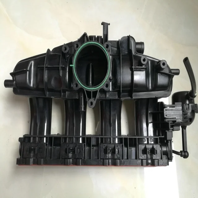 Auto Parts Intake Manifold for Volkswagen Engine 2.0L  with Sensor and Solenoid Valve OEM 06J198211D 06J133201L