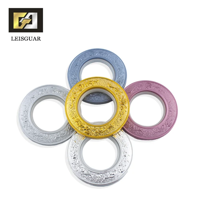 Decoration Roes Gold Curtain Ring Of Plastic Rings Curtain Accessories