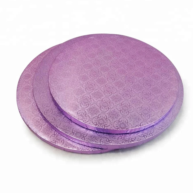 2018 New Patterned Cake Board Drum for Birthday Wedding Christmas Party Cake Decorations