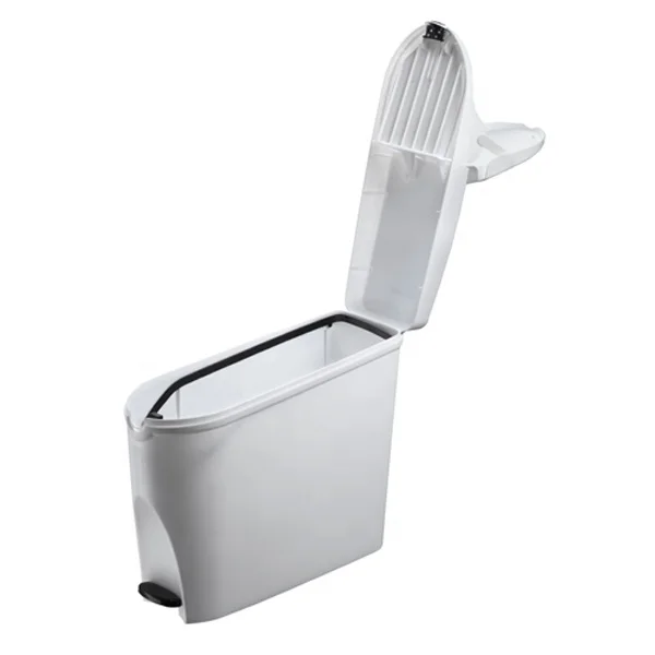 Manual Foot Pedal Sanitary Waste Bin for Bathroom 20L Lady Sanitary Unit