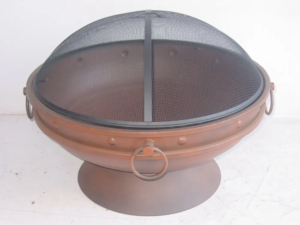 
Deep Wood Burning Fire Pit Rusty Color 