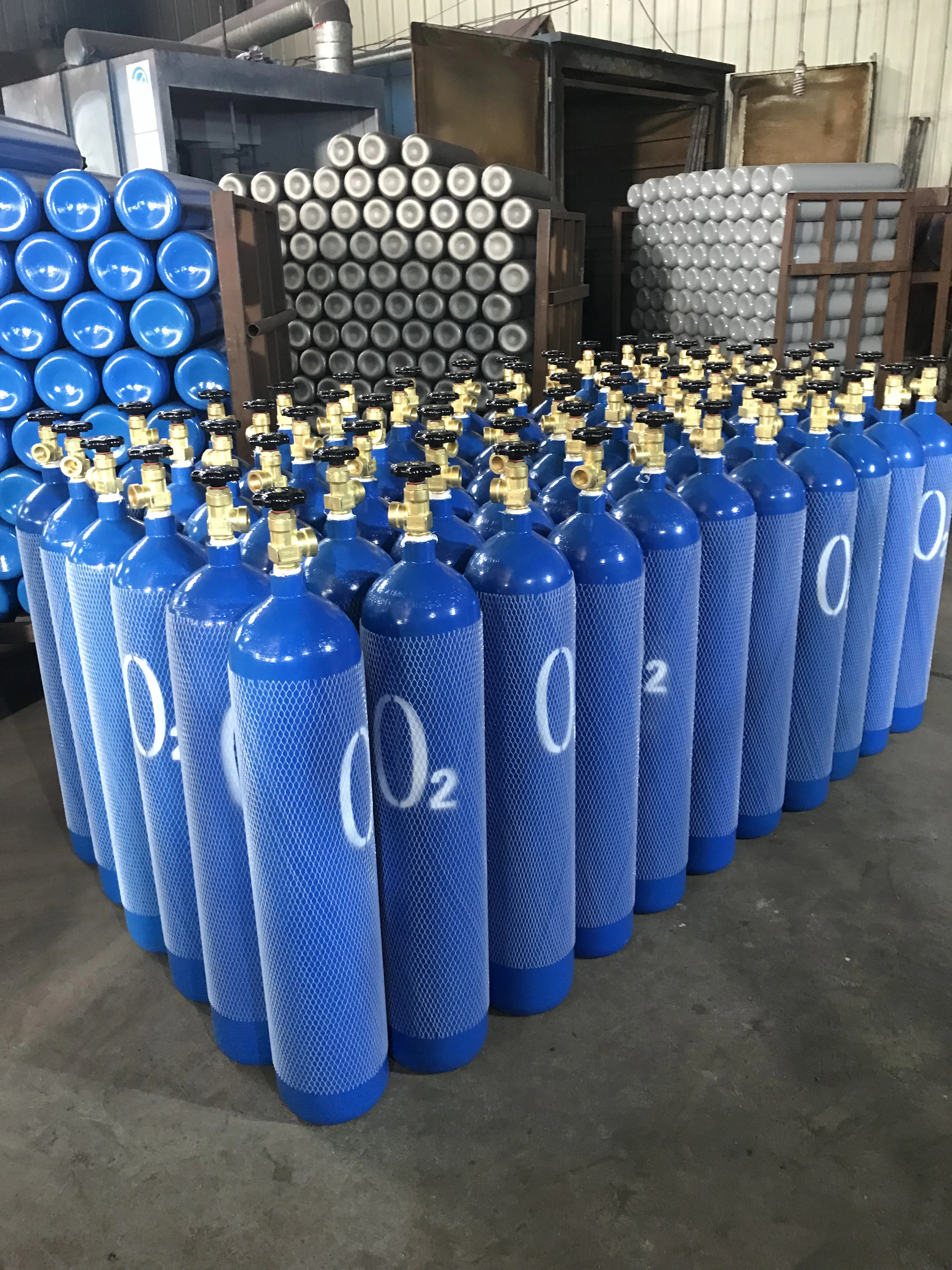 Промышленный бесшовный промышленный бесшовный стальной кислородный баллон, горячая распродажа