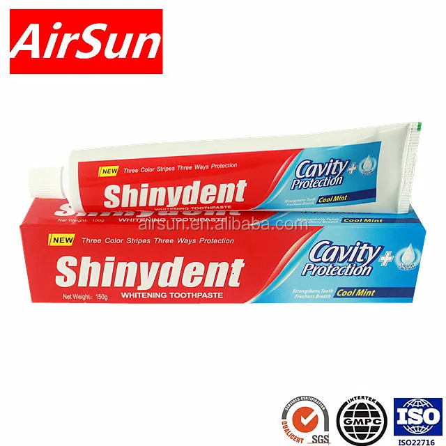 AirSun natural herbal mint whitening fluoride toothpaste