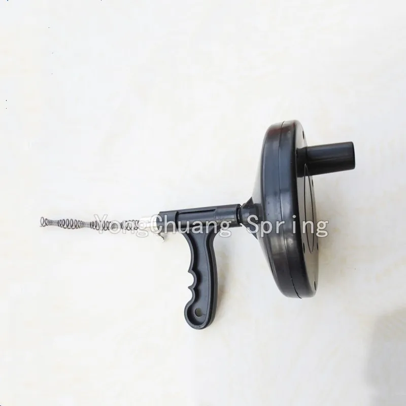 Plastic pipe shower drain cleaner