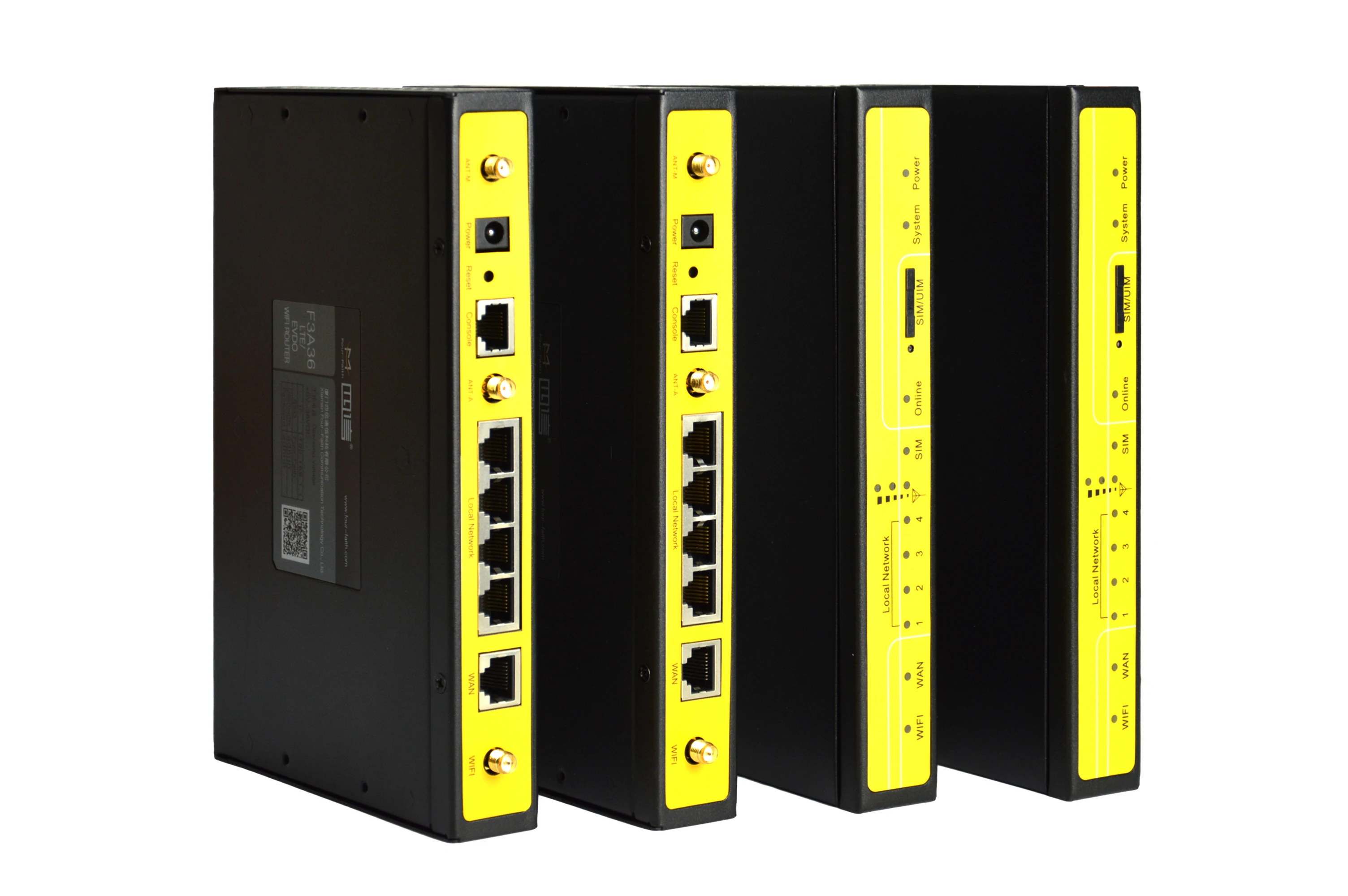 F3836 industrial wireless network equipment 3g 4g router with sim VPN support to connect to wind turbine by RS232 485